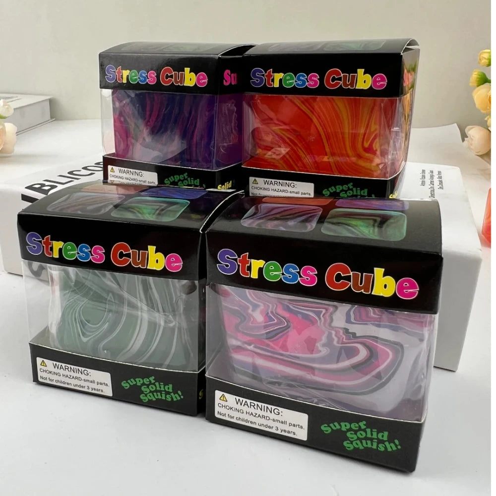 Gel Sensory Stress Cube