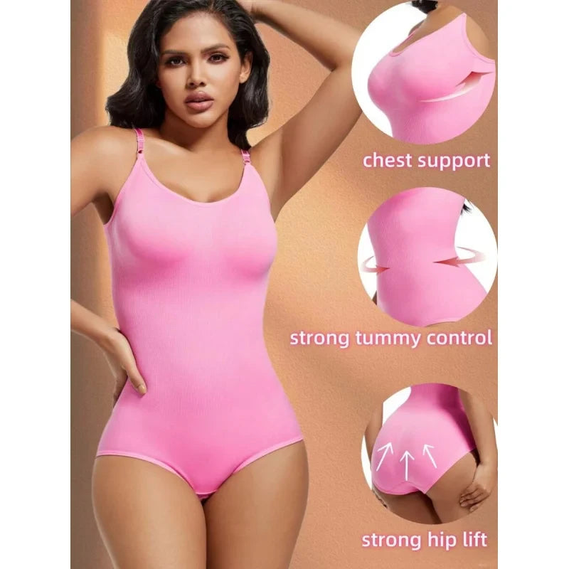 Seamless V-Neck Bodysuit