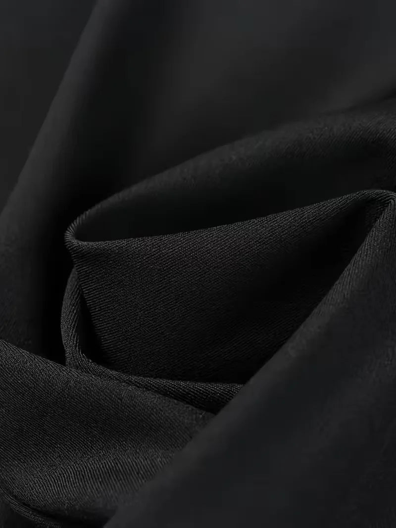 Womens High Waisted Straight Leg Pants Stretchy Black Solid Commuting Trousers Color Elegant And Essential For Office Wear Jeans